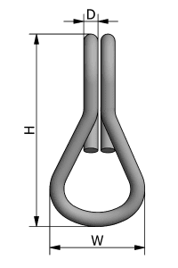 Standard chain link curtain